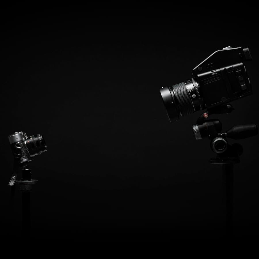 A camera body and lens