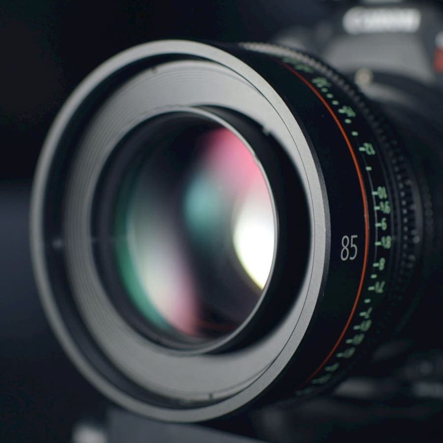 A camera with a prime lens
