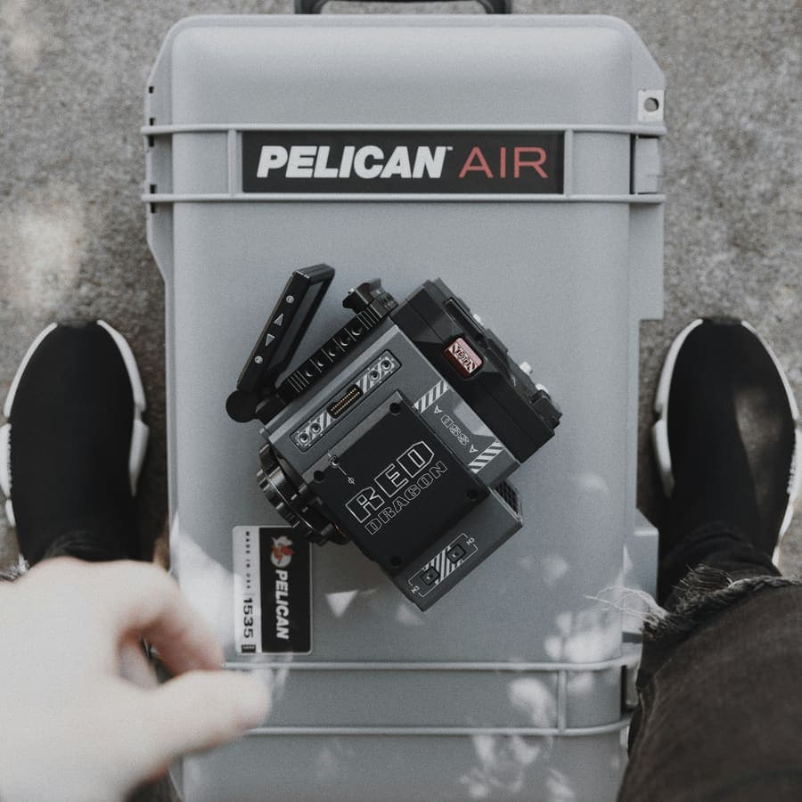 A hard case packed with kit