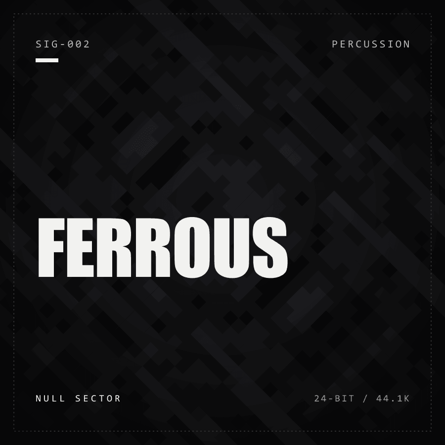 Ferrous — Industrial Percussion Kit
