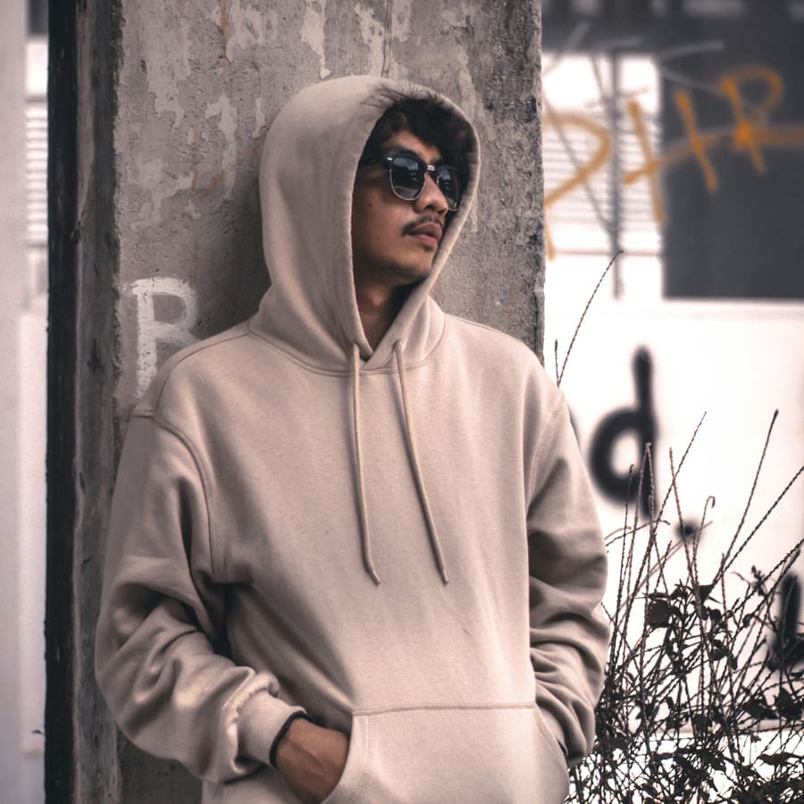 Zip Hoodie — Sand