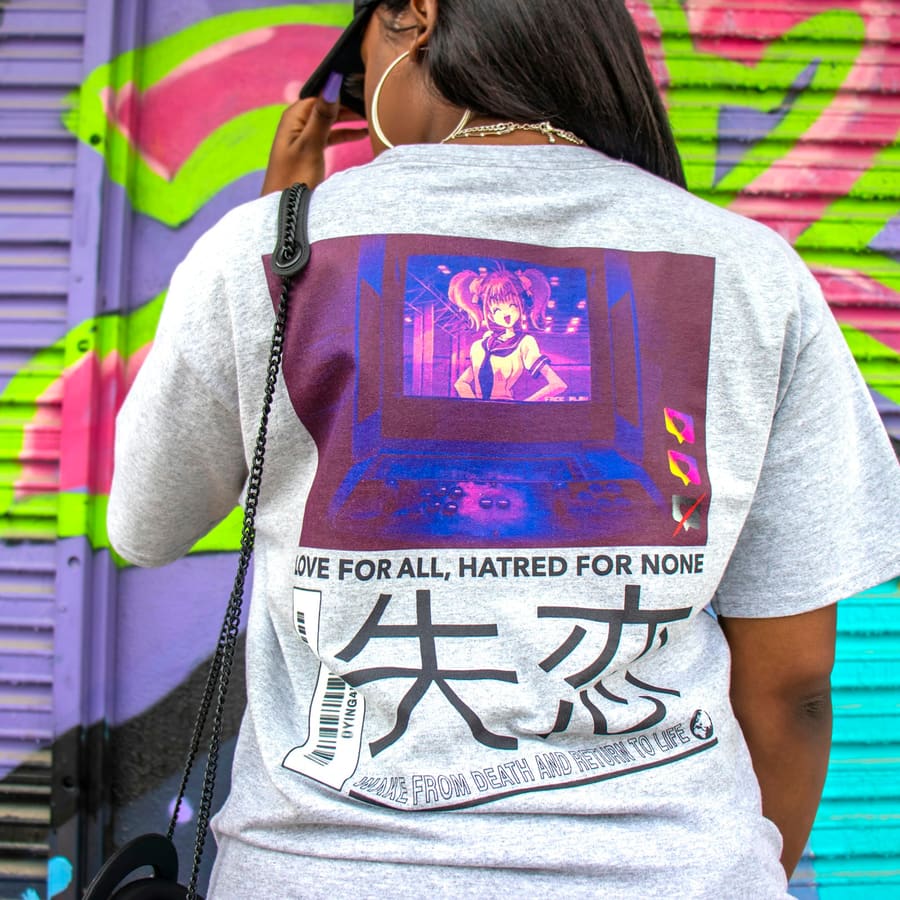 Washed Tee — Charcoal