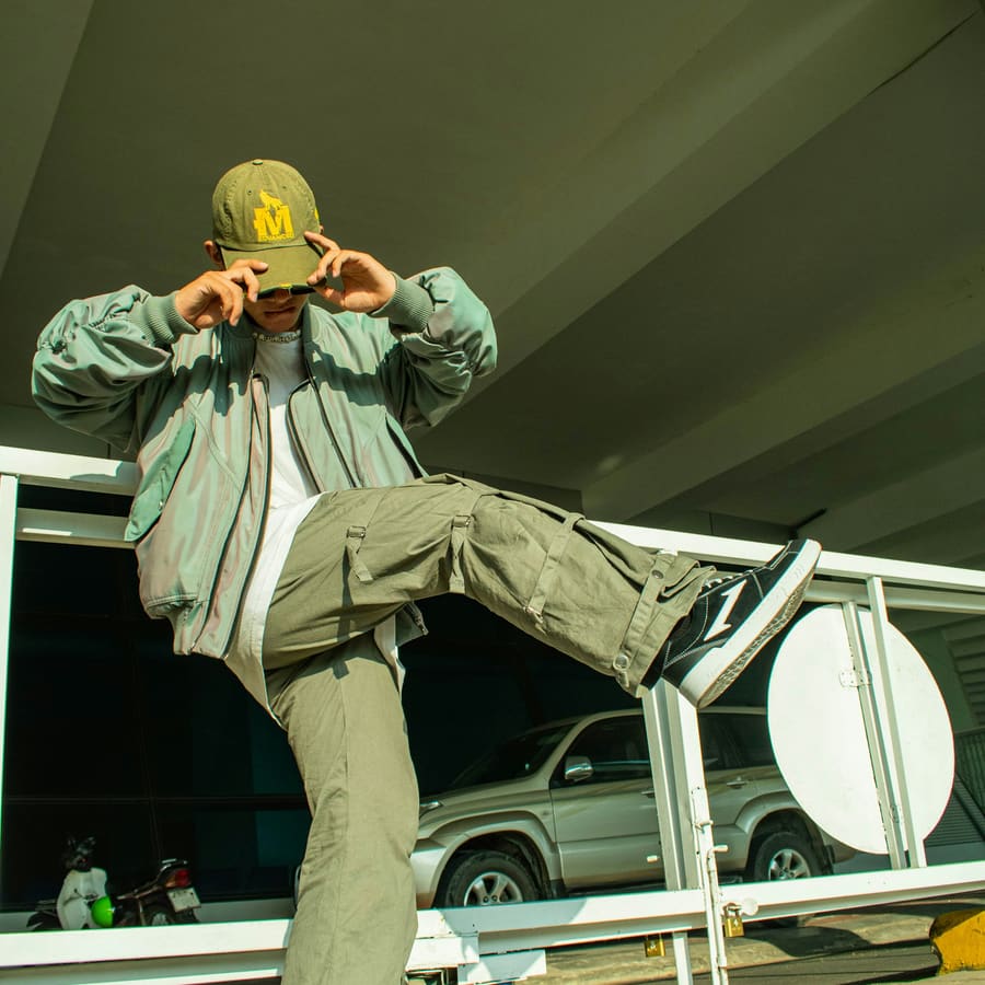 Baggy Cargo Pant — Olive