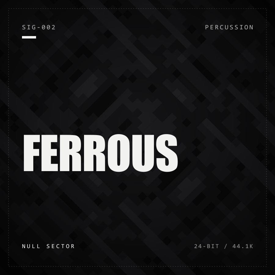 Ferrous — Industrial Percussion Kit